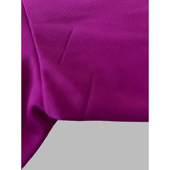 NIKE DRI-FIT SHORT SLEEVE T-SHIRT, WOMENS, M, FUCHSIA, ROUND NECKLINE - Picture 5 of 9